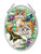 Amia Tiffany Garden Cat Small Glass Suncatcher 4 1 2  Multicolor