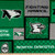 NCAA North Dakota Fighting Hawks College Patch Fleece Multi Fabric by the Yard