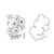Hero Arts Clear Stamps and Frame Cuts Die Combo, Hero Florals Nasturtium
