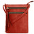DELUXITY   Crossbody Purse Bag   Functional Multi Pocket Double Zipper Purse   Adjustable Strap   Medium Size Purse   Red