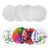 Resin Coaster Molds 4PCS Agate Geode Resin Molds Coaster Epoxy Molds Glossy Silicone Resin Molds for Making Coaster Cups Mats Home Decoration