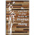 Blessings Wood Plaque Religious Quotes (6 x 9 Inch) - Durable and Rustic Vertical Wall and Tabletop Art Decoration with Easel and Hanging Hook | "My worries are few because my blessings are many"