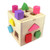 DREAMT Wooden Shape Sorting Cube, Color Recognition Shape Toys, Early Educational Toy for Kids and Toddlers, Includes 13 Shapes