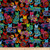 Timeless Treasures 0444106 Cat Coloring Multi Fabric by The Yard, Multicolor