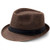 BABEYOND 1920s Panama Fedora Hat Cap for Men Gatsby Hat for Men 1920s Mens Gatsby Costume Accessories  Brown  Polyester