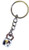 FitKeyChains Kettlebell Keychain  Silver