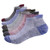 Mens Ankle Athletic Socks Low Cut No Show Cushion Breathable Socks  6 Pairs