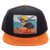 Bioworld Naruto Anime Cartoon Black and Orange Snapback Hat
