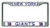NFL New York Giants Chrome Plate Frame