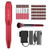 UNIBOUTI Portable Electric Nail Drill Professional Efile Nail Drill Kit for Acrylic Gel Nails  Manicure Pedicure Polishing Shape Tools with Nail Drill Bits and Sanding Bands   Red