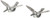 MARIPOSA Hummingbird Napkin Weight  Silver