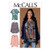 McCall s Patterns Misses  Gathered Raglan Sleeve Tops with Neck Ties