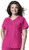 WonderWink Women s Size Mock Wrap Top  hot Pink  1 Extra Plus