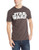 Star Wars Men s Simplest Logo Graphic Tee  CHARCOAL HEATHER  2XL
