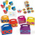 Multiple Superhero Party Favors - 24 Superhero Stampers, 24 Superhero Favor Boxes (12 Girls, 12 Boys), Superhero Stickers (100) and Superhero Birthday Sticker (149 Pieces)