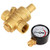 Pressure Regulator   DN15 Brass Adjustable Water Pressure Regulator Reducer With Gauge Meter