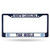 Rico Industries NCAA North Carolina Tar Heels Team Colored Chrome License Plate Frame  Navy