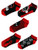 Marvel Deadpool 5 Pack Ankle Socks