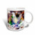 3dRose mug_6561_3 Transcending Spiritual Light Bird Dove Art Magic Transforming Mug, 11-Ounce