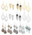 CASSIECA 13 Pairs Vintage Bohemian Drop Earrings Boho Geometric Pendant Dangle Earrings for Women Statement Earrings Set