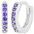 925 Sterling Silver CZ Small Hoop Huggie Earrings for Girls Teens