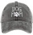 MIRMARU Baseball Dad Hat Vintage Washed Cotton Low Profile Embroidered Adjustable Baseball Caps  Dog Mom Black