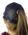 C C Ponycap Messy High Bun Ponytail Adjustable Mesh Trucker Baseball Cap Hat  Navy
