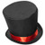 Forum Novelties Men s Mad Hatter Costume Hat  Black Red  One Size