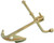 Hampton Nautical Solid Brass Anchor Paperweight  Brass