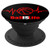 Ball Is Life Basketball   Red  Black  Heartbeat PopSockets Grip and Stand for Phones and Tablets