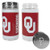 NCAA Oklahoma Sooners Tailgater Salt   Pepper Shakers