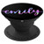 First Name Emily   Purple Pink Marble Rainbow PACH119 PopSockets Grip and Stand for Phones and Tablets