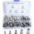 Boeray 100pcs Stainless Steel Rivnut Flat Head Threaded Rivet Nut Insert Nutsert Cap Rivet M3 M4 M5 M6 M8