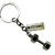 Dumbbell and Fit Mom Keychain  Big Dumbbell