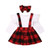 Toddler Baby Girl Christmas Clothes Ruffle Lace Sleeve T Shirt Top Plaid Suspender Skirt Headband Outfits  1 2T Xmas Plaid Suspender Skirt Red Toddler Baby Girl Christmas Clothes Ruffle Lace Sleeve T Shirt Top Plaid Suspender Skirt Headband Outfits  1 2T Xmas Plaid Suspender Skirt Red
