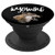 Wyoming Awesome Wolf Growl Vintage 80s Graphic PopSockets Grip and Stand for Phones and Tablets