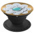 Paper Flower Hearts Designs Teal  Yellow Gradient Background PopSockets Grip and Stand for Phones and Tablets