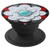 Paper Flower Hearts Designs Teal  Black Red Plaid Background PopSockets Grip and Stand for Phones and Tablets
