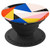 80s Retro Geometric Pattern PopSockets Grip and Stand for Phones and Tablets