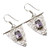 SilverStarJewel Purple Amethyst French Hook Earrings 1 5  925 Solid Silver Women s Jewelry SilverStarJewel Purple Amethyst French Hook Earrings 1 5  925 Solid Silver Women s Jewelry