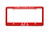 Officially Licensed Alpha Gamma Delta License Plate Frame   Red