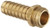 Dixon BLS617 Brass Hose Fitting  Long Shank Coupling  3 4  GHT Male x 3 4  Hose ID Barbed