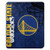 NBA Golden State Warriors  Hard Knocks  Fleece Throw Blanket  50  x 60