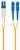 Monoprice Fiber Optic Cable   1M  Meter    LC UPC SC UPC  G657A1  Single Mode  Duplex  2mm  PVC