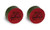 Tiger Emerald Laminated Billiard CUE Tips 2  Two  pcs   13 or 14 mm  14 mm