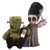 Pacific Giftware 4.5 Inches Pinhead Monster Frankenstein and Bride Love Sewing Doll