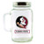 NCAA Florida State Seminoles 30oz Glass Mason Jar