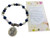 Westman Works St Peregrine Cancer Healing Saint Gift Set with Italian Bracelet and Holy Prayer Card