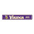 Fremont Die NFL Minnesota Vikings Team Sign  4  x 24   Street Sign