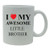 I Love My Awesome Little Brother 11 Ounce White Sublimation Ceramic Coffee Mug  White
